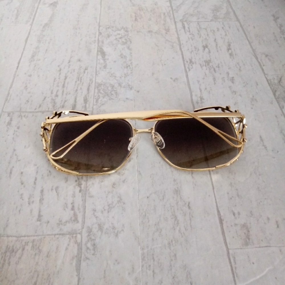 New Women's Polarized Luxury Square Oversized Sunglasses - Picture 7 of 9